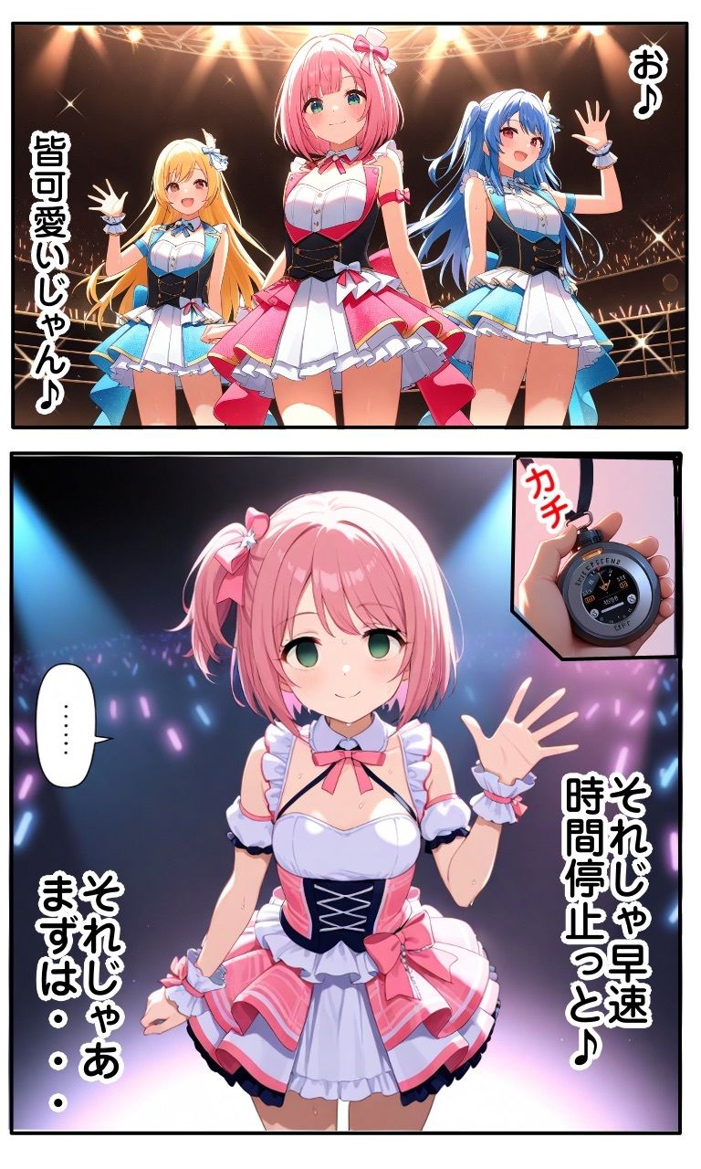 時間停止＆鬼畜イタズラ サンプル8ページ目