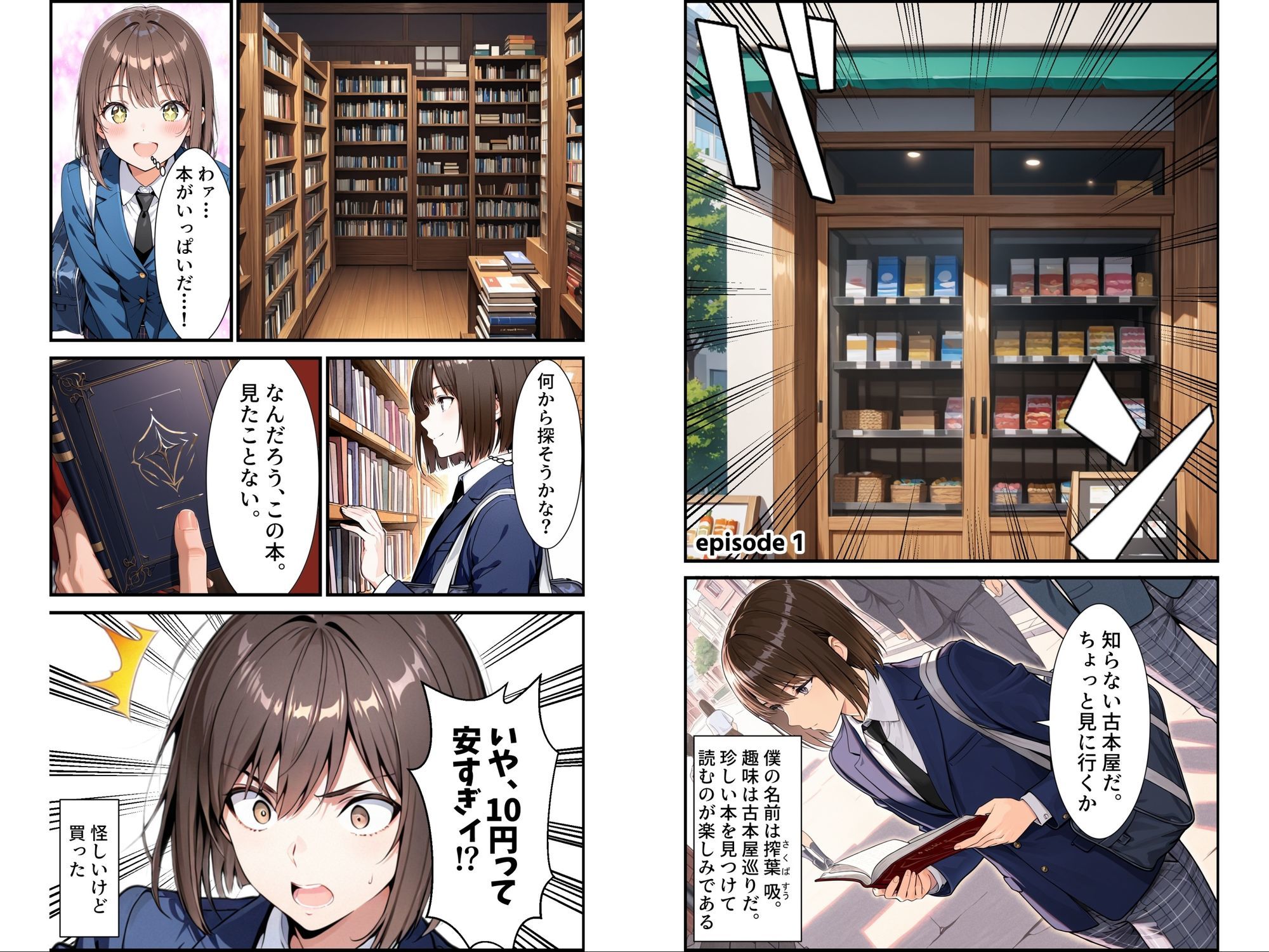 サキュバスTS転生 〜学校の裏で精液を搾り尽くす僕〜 サンプル4ページ目