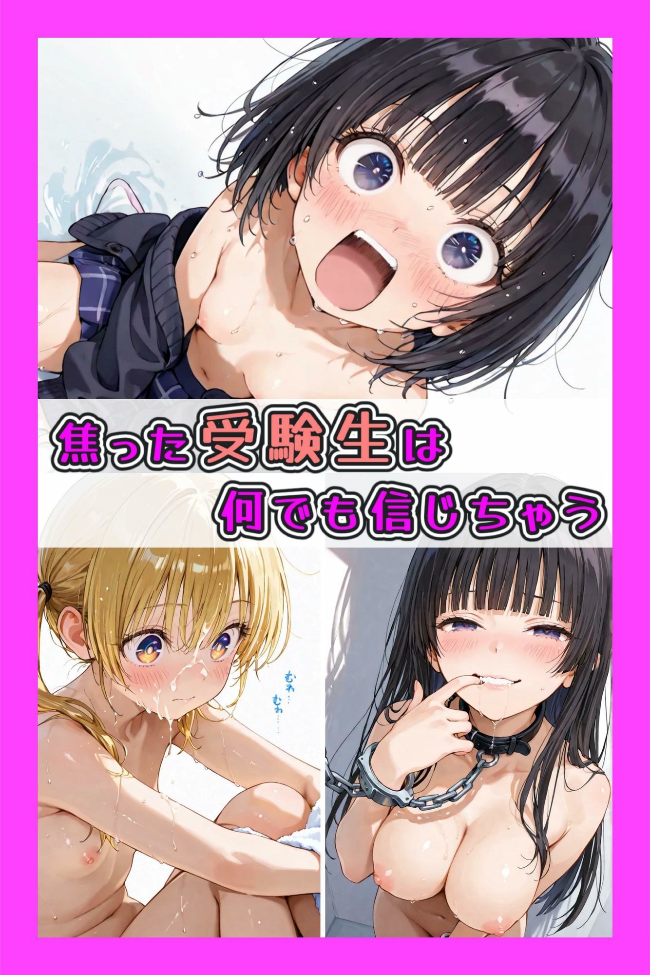 焦った受験生は何でも信じちゃう サンプル1ページ目