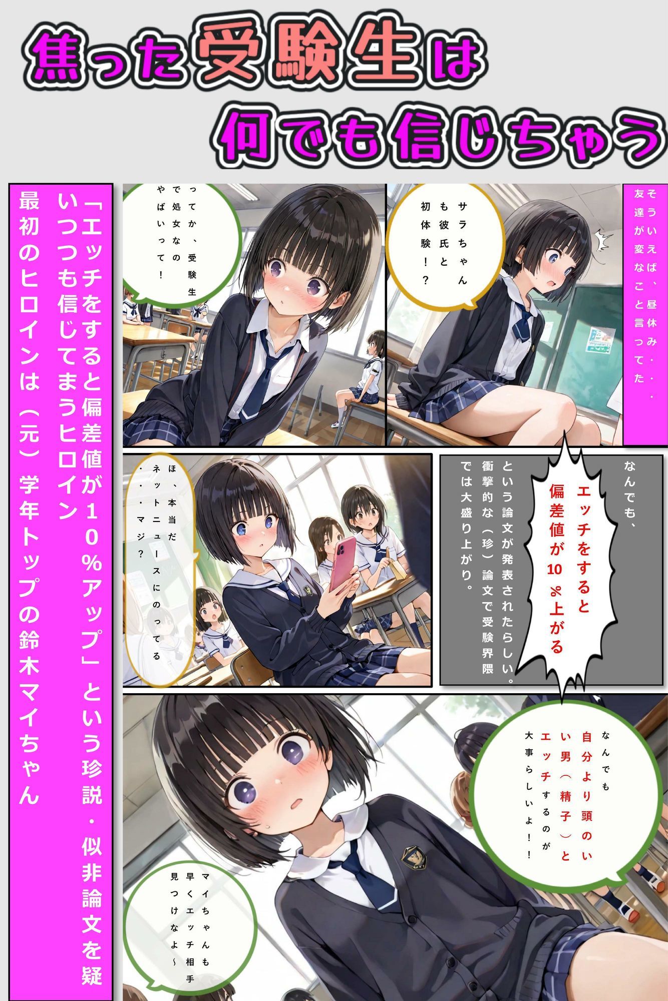 焦った受験生は何でも信じちゃう サンプル2ページ目