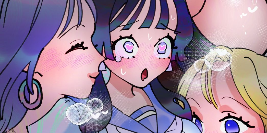 歩いてるだけでふたちんシコられてしまうふたなり姫ちゃんの一日。 サンプル5ページ目