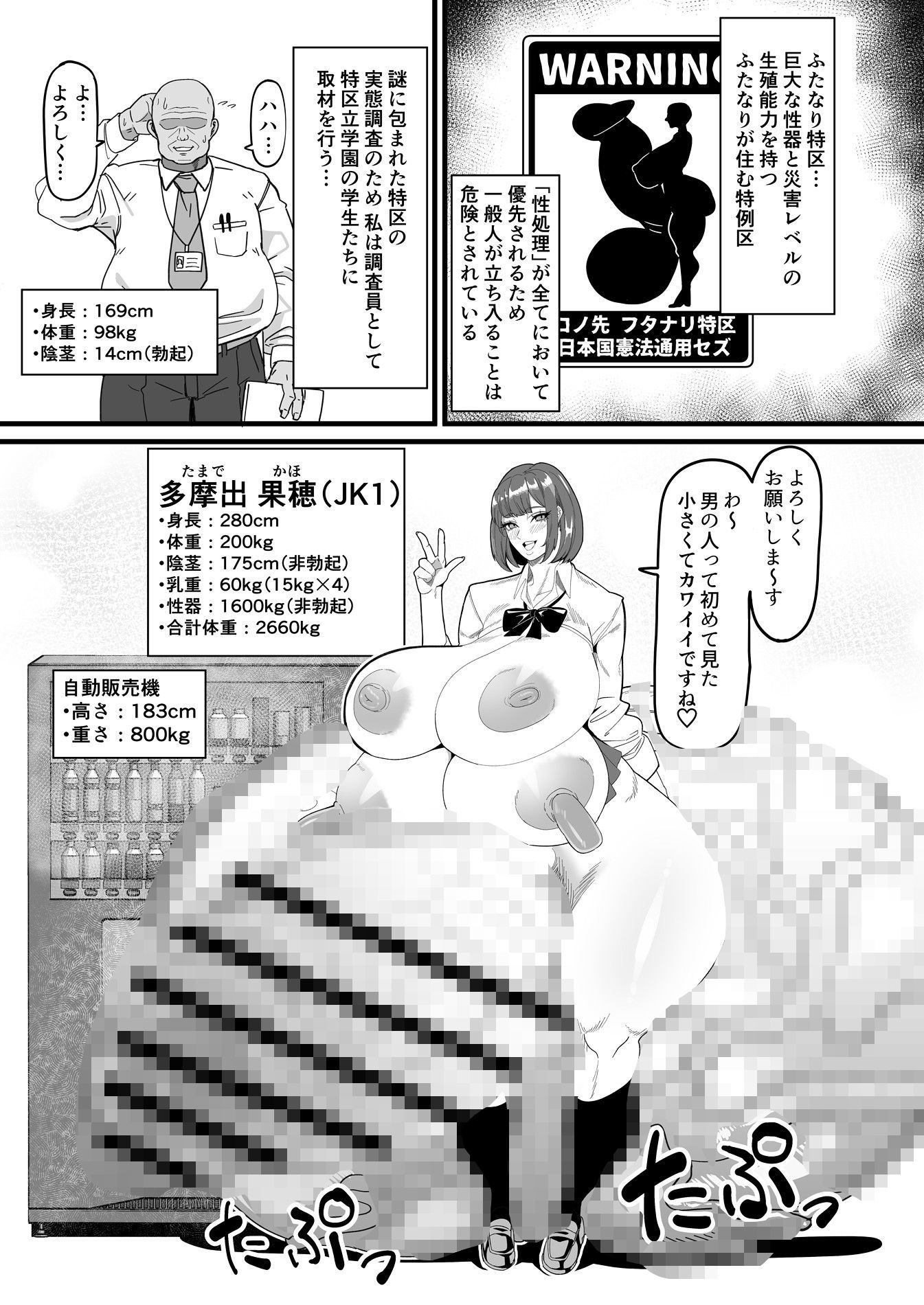 ふたなり特区調査報告書 サンプル5ページ目