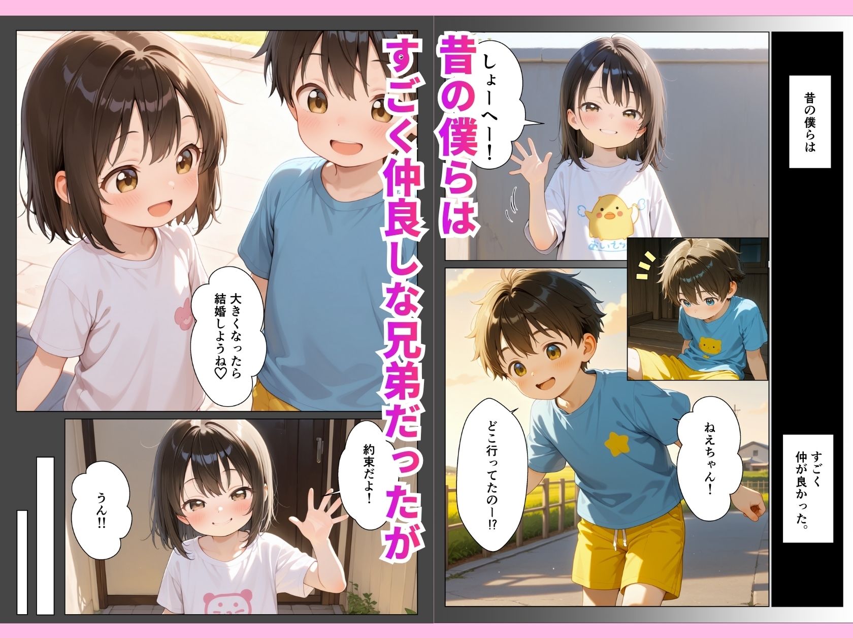 喧嘩中の姉（金髪巨乳ギャル）と甘々生中出しセックスで仲直りした話 サンプル2ページ目