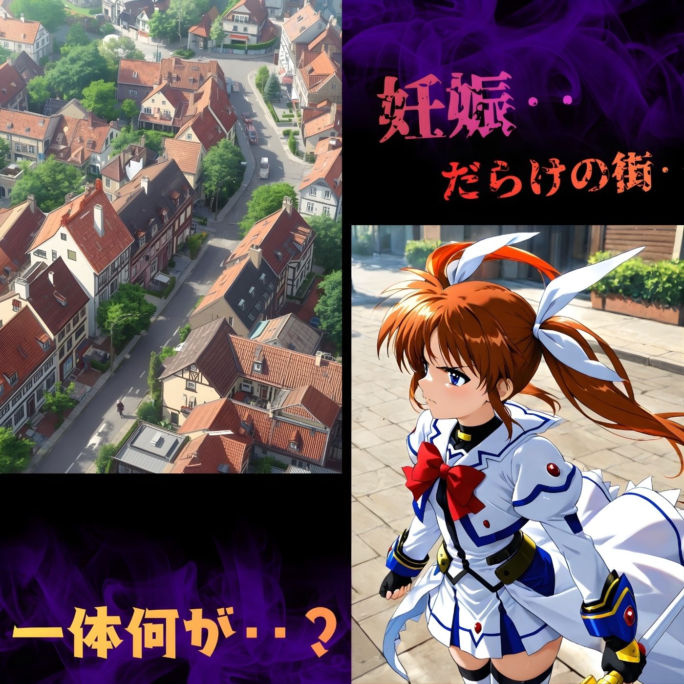 堕ちる捜査官‥高町なのは、催●と虚偽に満ちた妊娠街！真犯人は目の前に‥ サンプル1ページ目