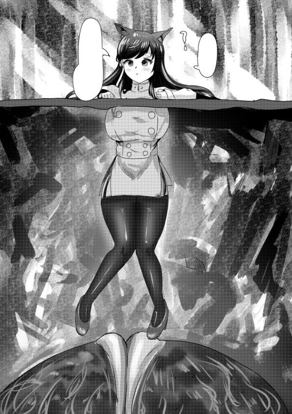愛宕は触手に捕まった サンプル3ページ目