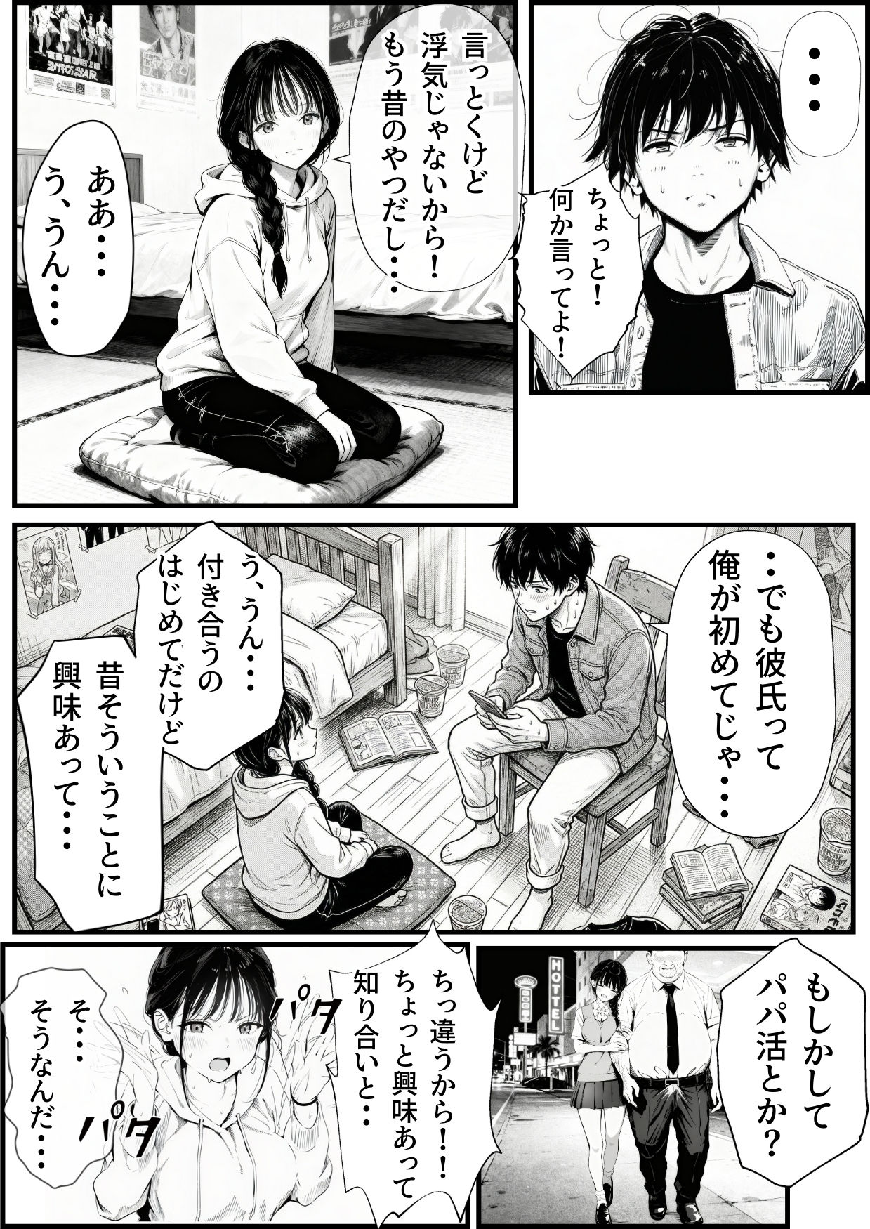 マグロだと思ってた俺の彼女、バ先の店長に超開発済みだった件 サンプル2ページ目