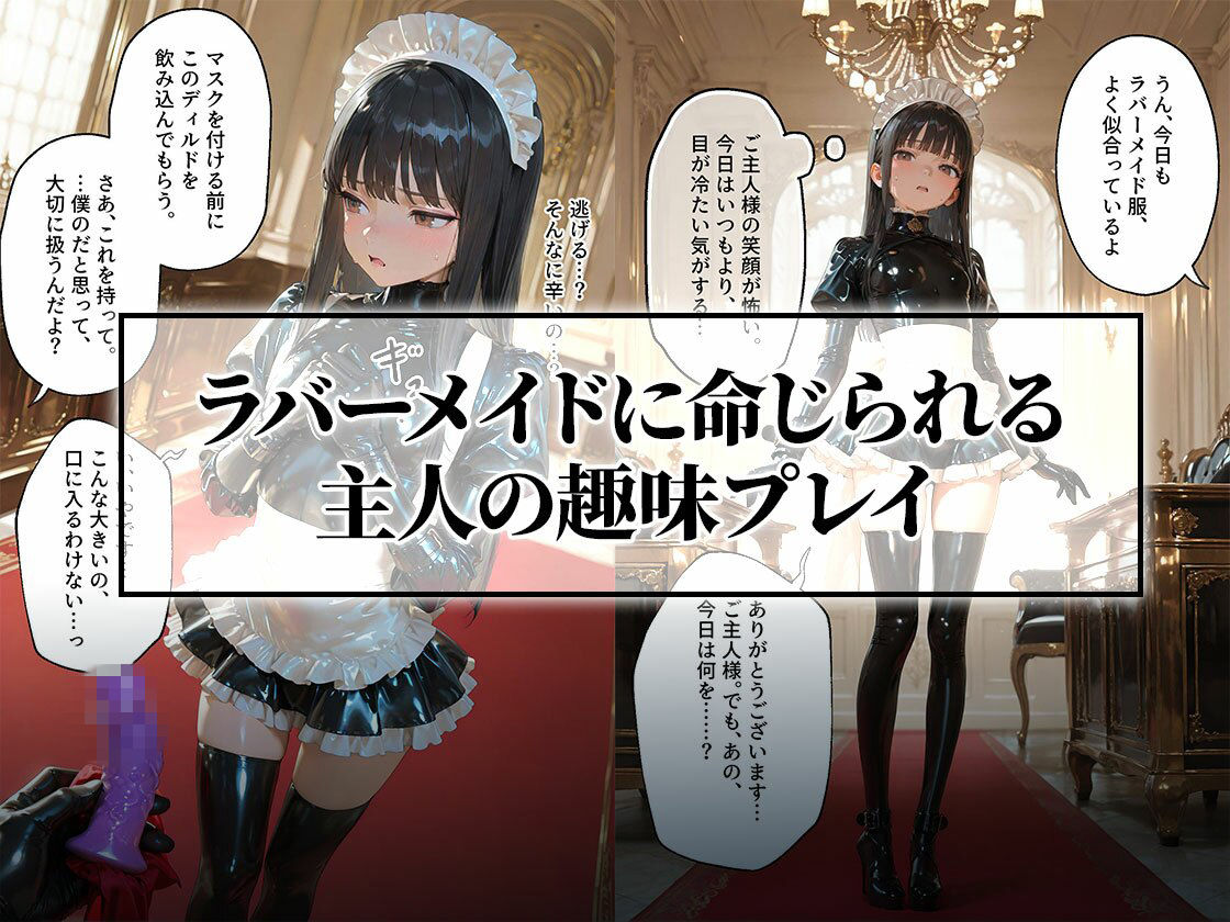 イラマチオ状態で生活するラバーメイド｜究極のSMプレイ サンプル1ページ目