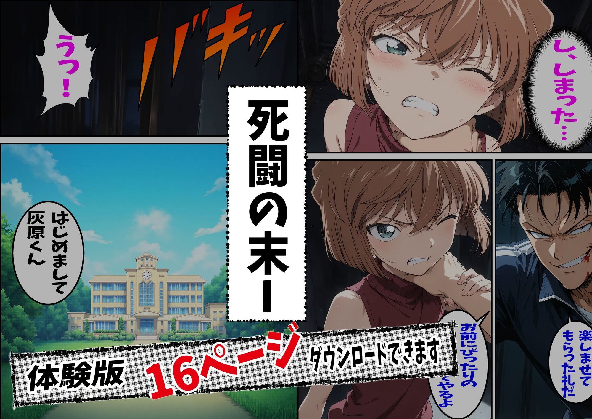 名探偵コ〇ン 灰原哀 監禁わいせつ事件 全裸学園潜入編 サンプル6ページ目