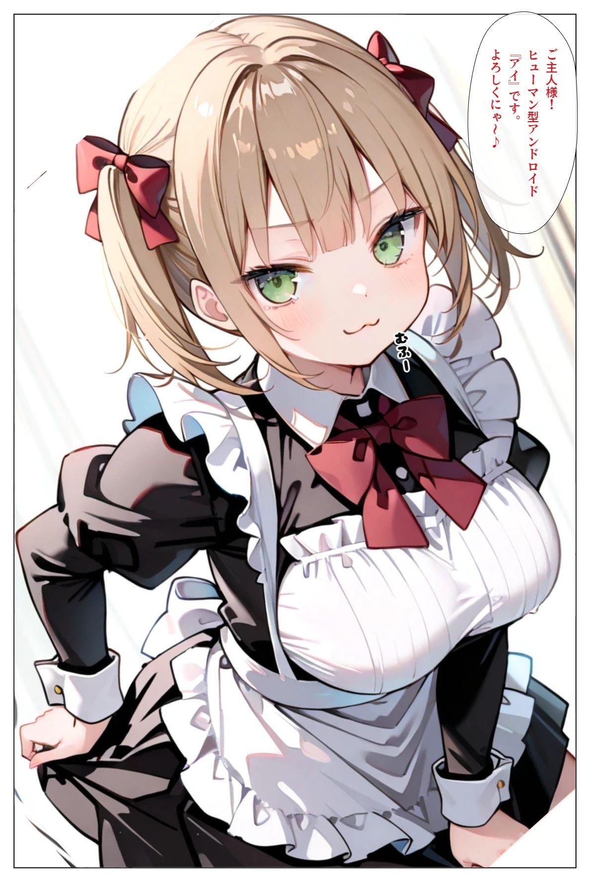うちのアンドロイドはお腹をつまむと『にゃ〜』と鳴くんだが サンプル2ページ目