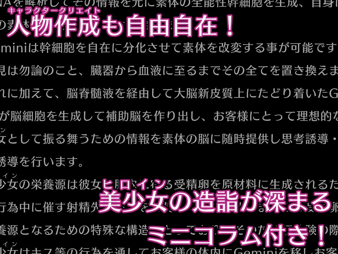 【真・美少女生成計画】サマリー サンプル4ページ目