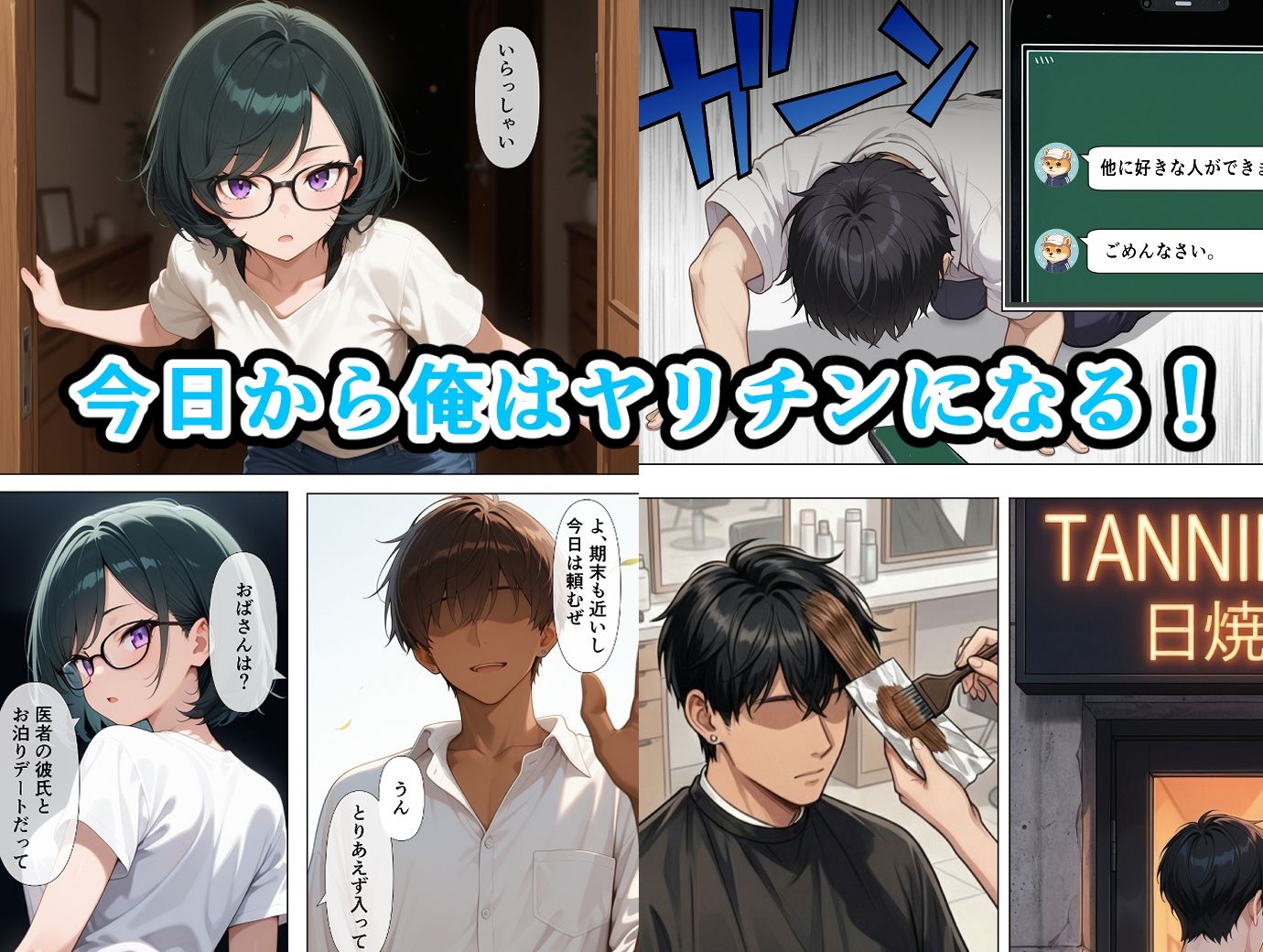 ヤリチン計画LV1 サンプル1ページ目