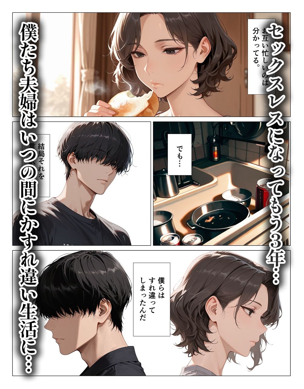 おっとり家政婦・北条の終わらない搾精責めー優しい巨乳家政婦の甘い誘惑に負けてパイズリフェラと中出ししてもらった僕ー サンプル1ページ目