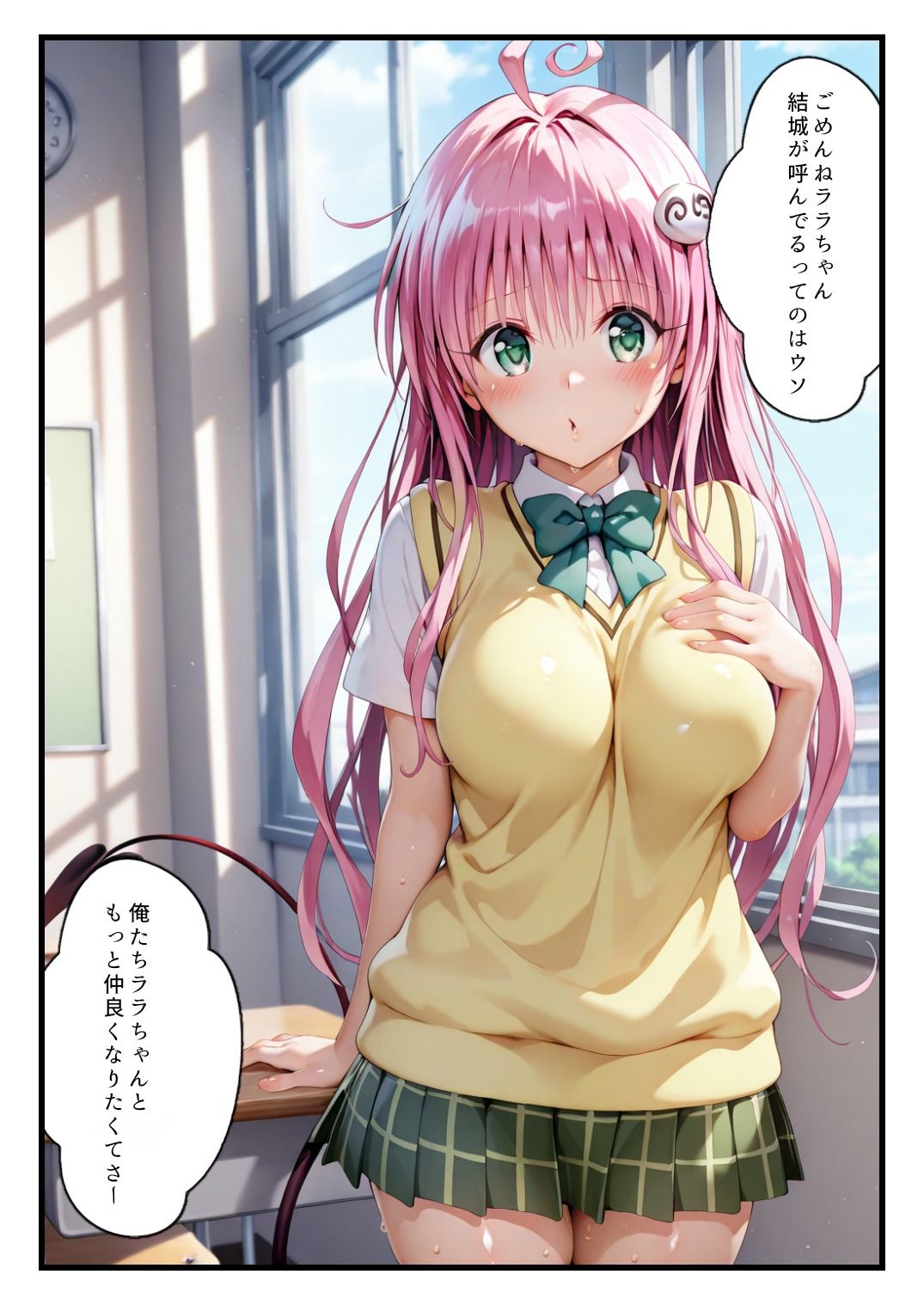 騙されて空き教室に呼び出されて複数の男子生徒にハメられてしまうデビ●ーク第一王女 サンプル3ページ目