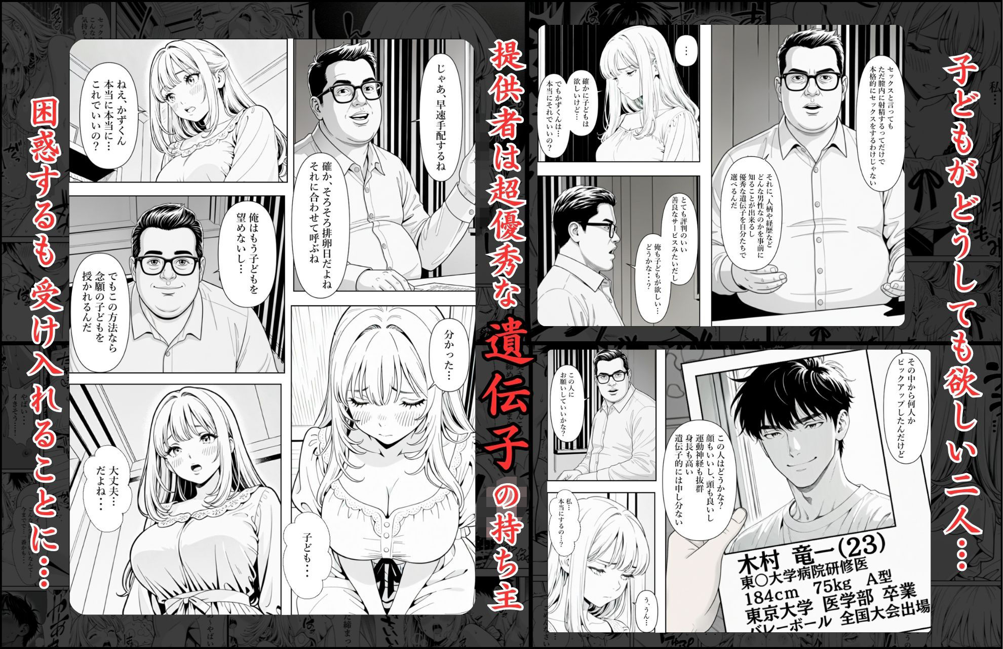 精子提供される妻  〜file 彩香〜 サンプル5ページ目