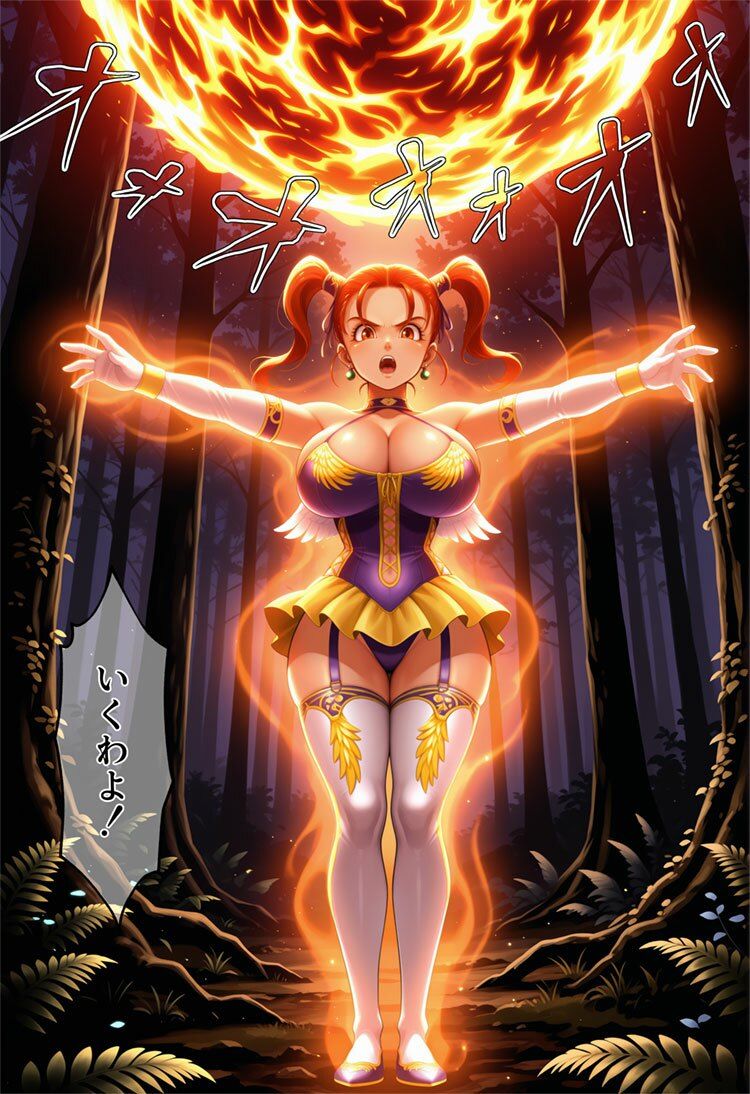 森と洞窟と魔物と囚われし女魔道士 サンプル6ページ目
