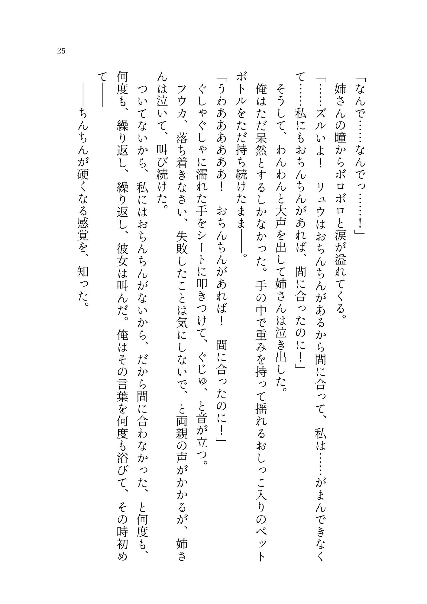 あの日の姉と交わした禁忌 サンプル4ページ目