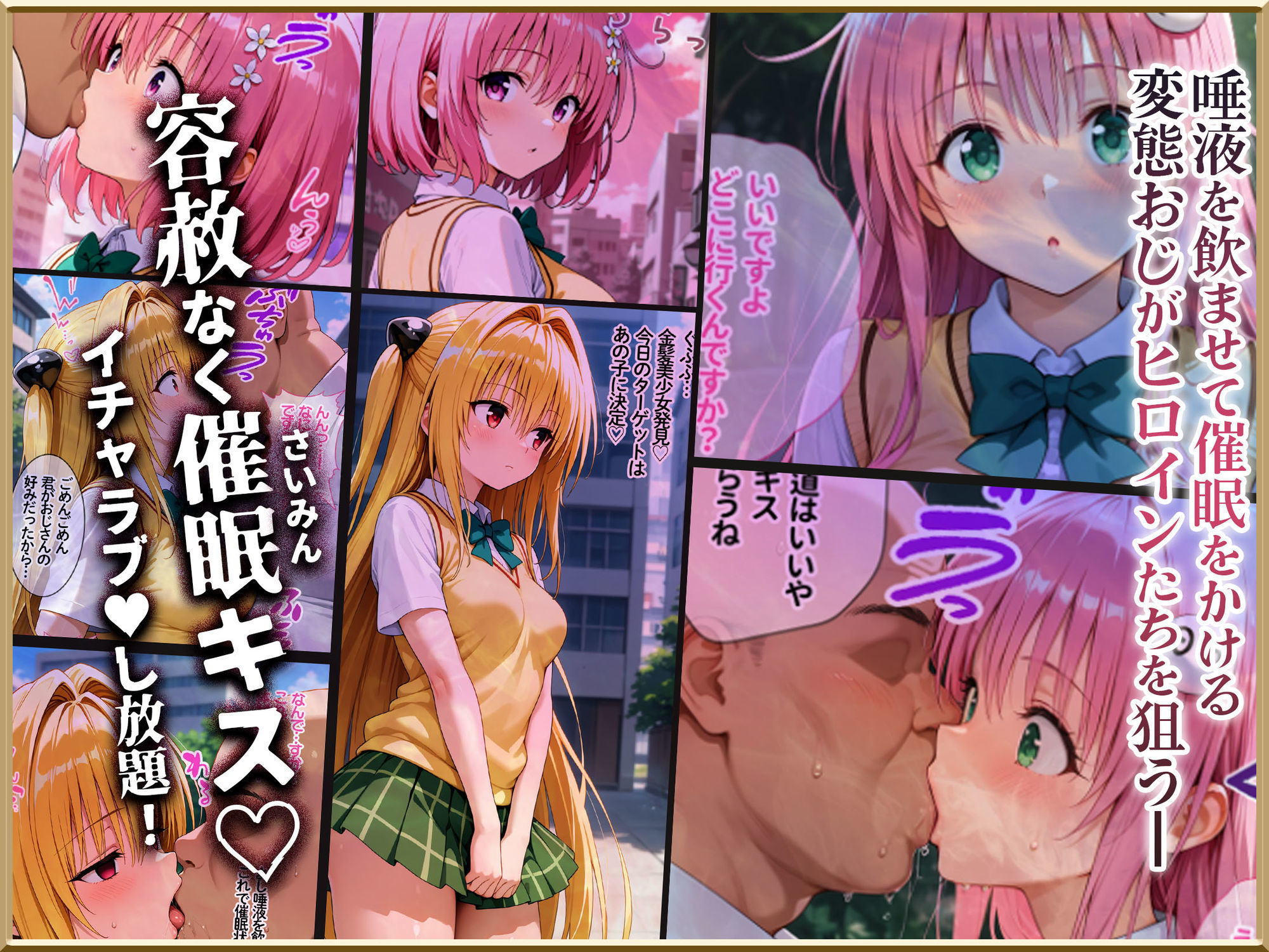 【Part.1】キスで催●シリーズ贅沢イッキ読み！総集編 サンプル1ページ目