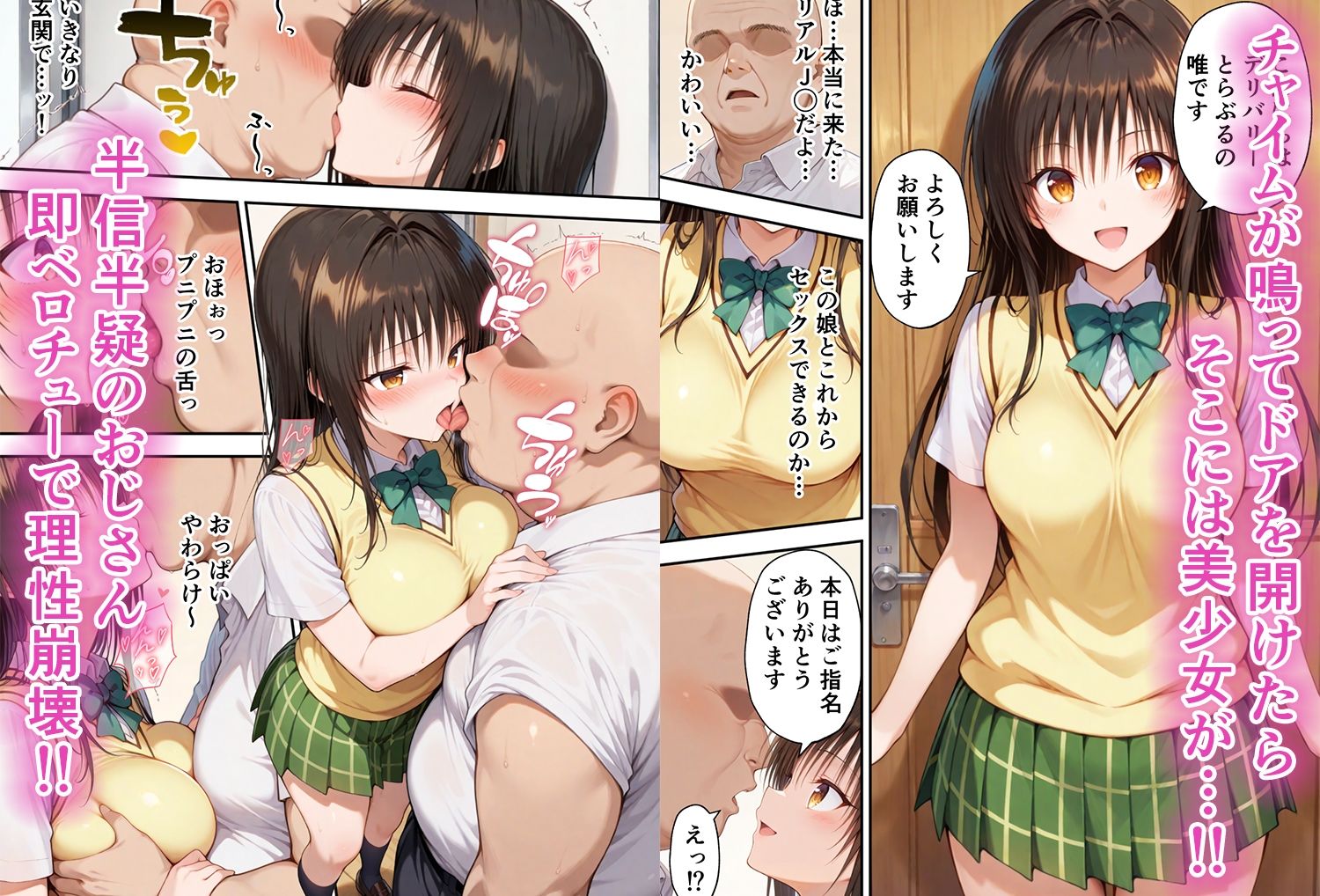 とらぶるキャラを指名できるデリヘルアプリ サンプル2ページ目
