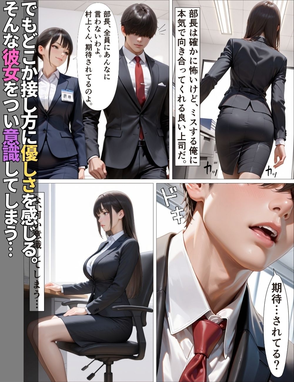 デキる女上司はダメ部下な俺には優しい〜出張で禁断のチン堕ちした話〜【漫画】【ツンデレ】【中出し】【種付けプレス】 サンプル2ページ目