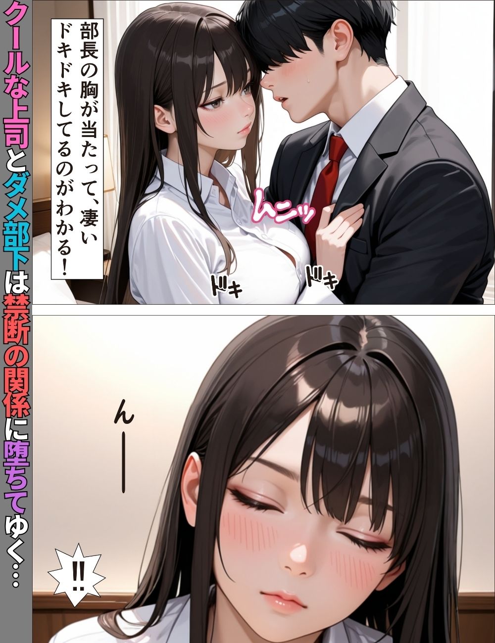デキる女上司はダメ部下な俺には優しい〜出張で禁断のチン堕ちした話〜【漫画】【ツンデレ】【中出し】【種付けプレス】 サンプル9ページ目