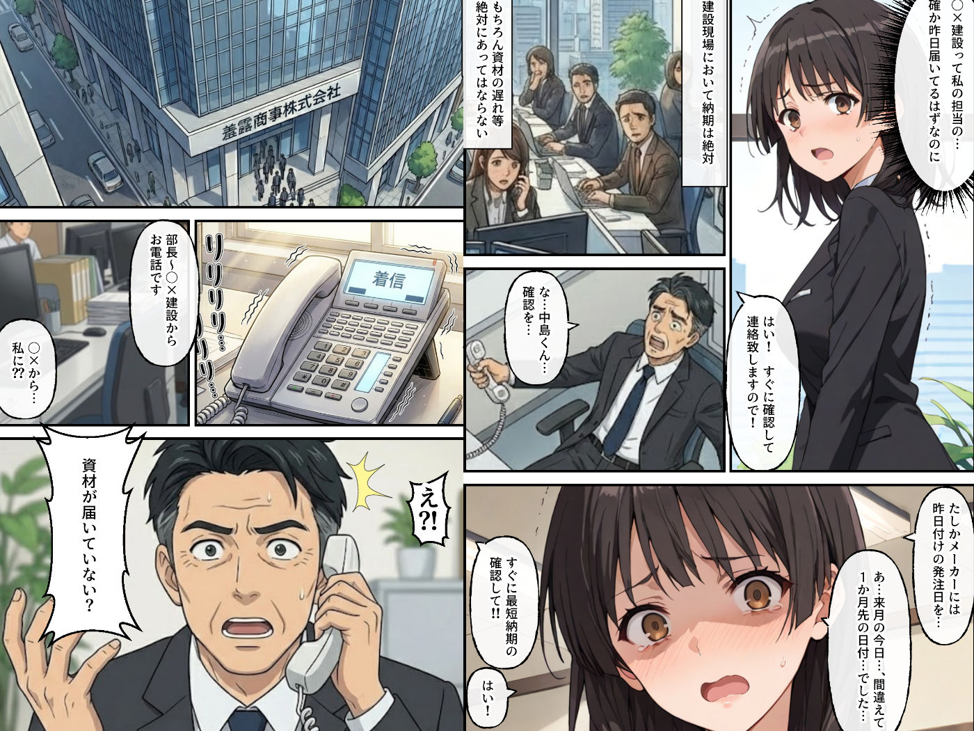 同期の俺が目撃した完璧新人の転落ー美少女清楚ちゃんの致命的な失敗ー サンプル1ページ目