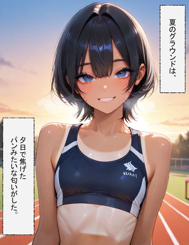 焦げた白線の上で サンプル3ページ目