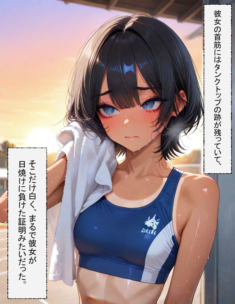 焦げた白線の上で サンプル4ページ目