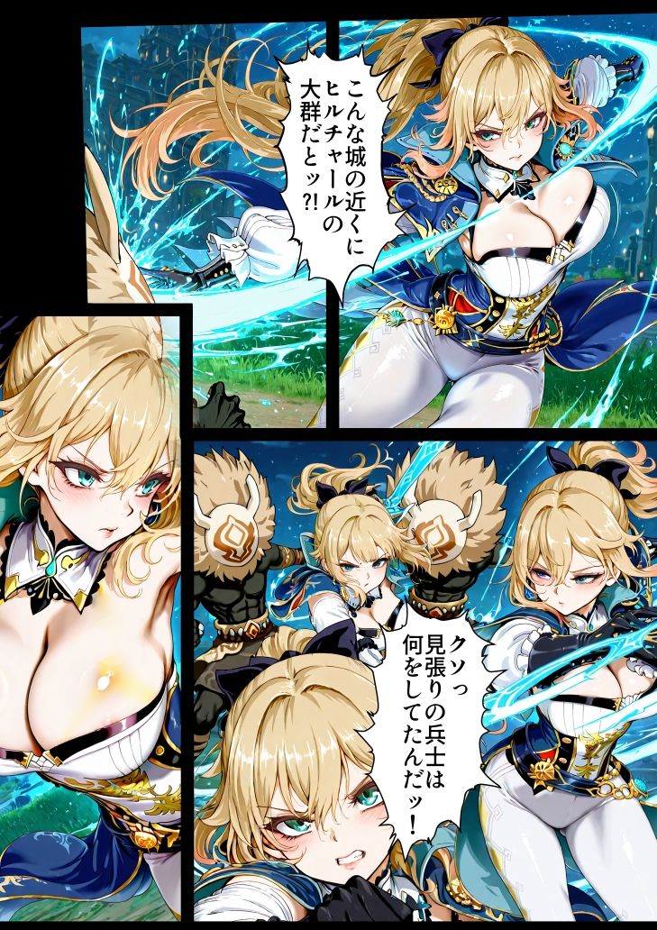 本当は恐ろしいテイワット大陸〜モンド編〜 サンプル2ページ目
