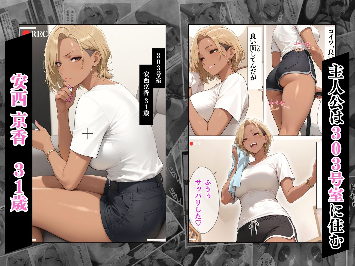 【4K高画質】人妻限定アパート 303号室 安西京香 〜大家のペットになった日編〜 サンプル3ページ目