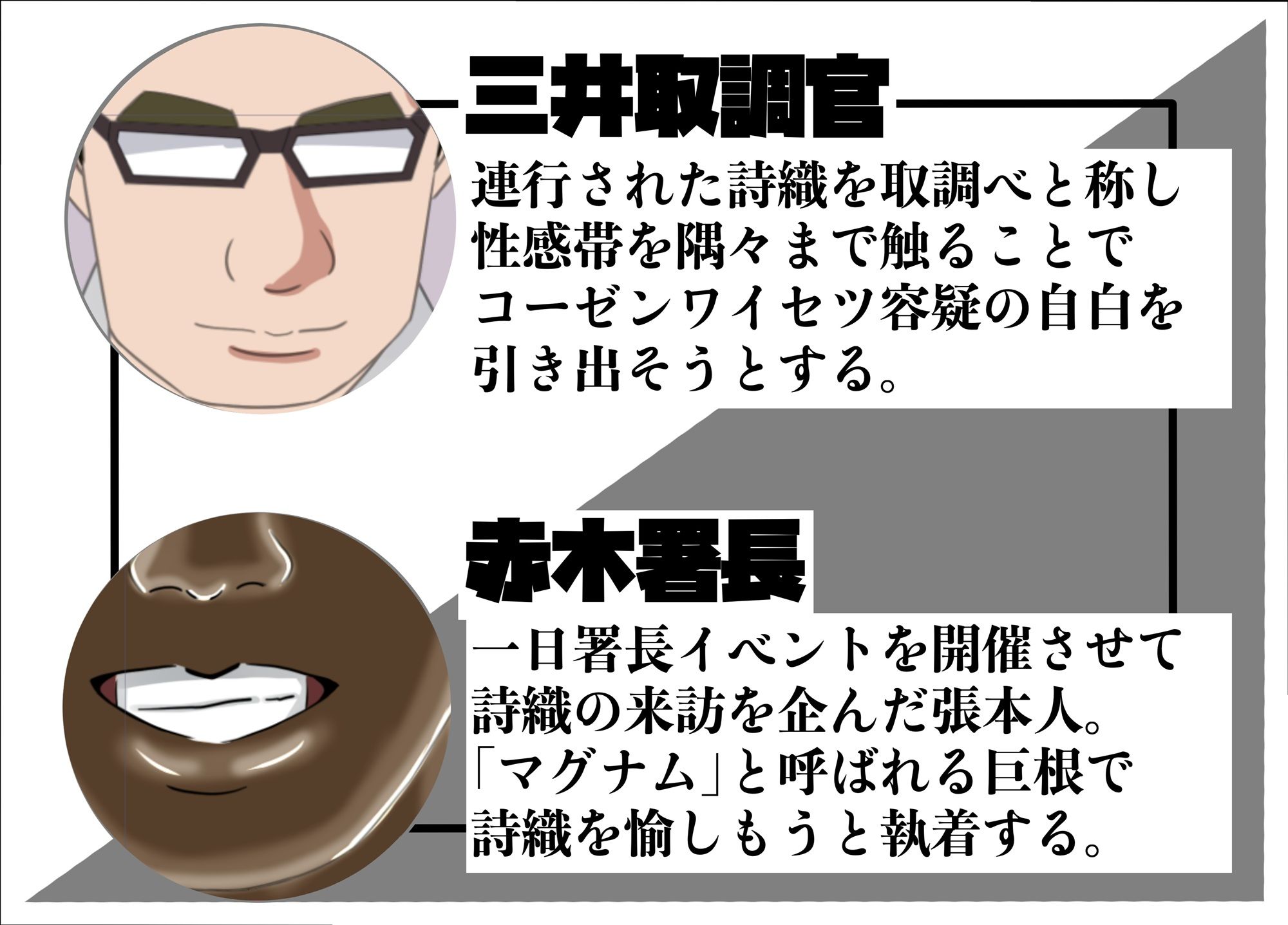一日署長のアイドルがコーゼンワイセツで身体中を取り調べられた件 サンプル3ページ目