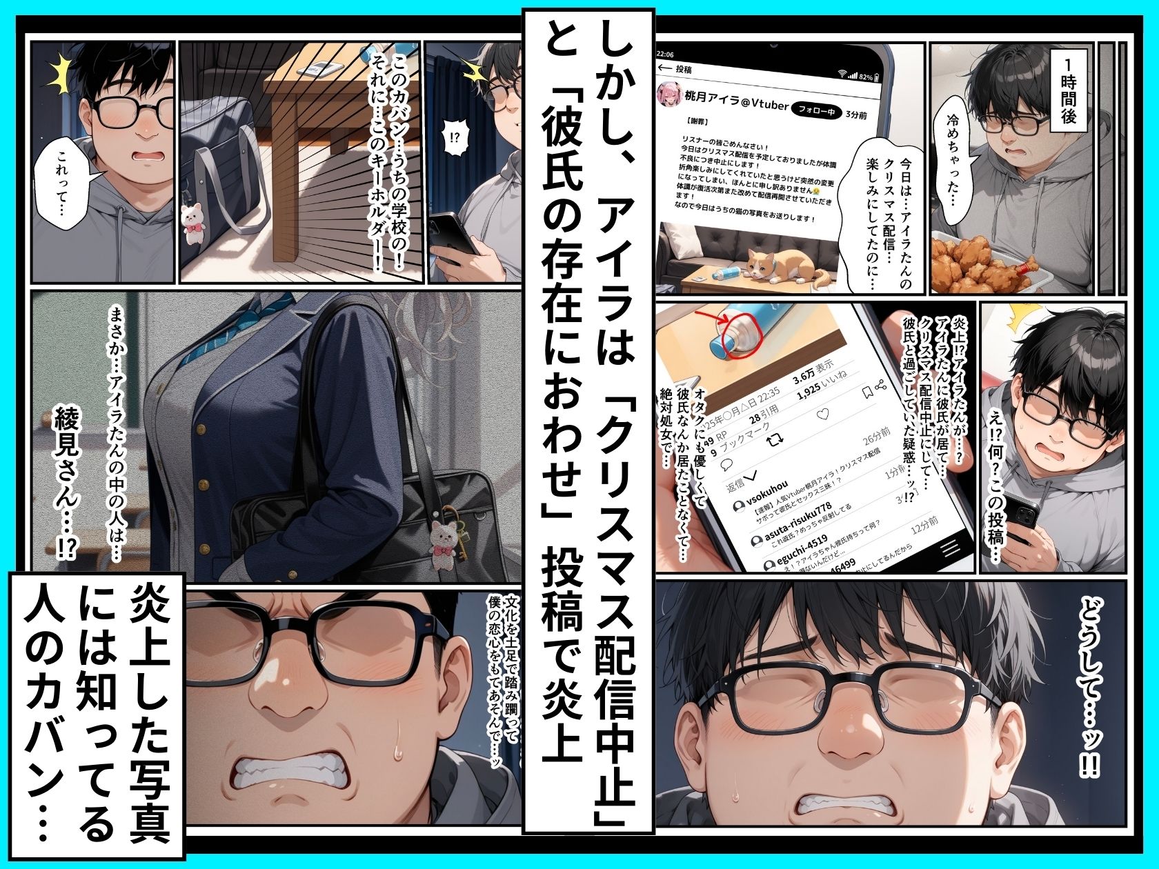 推しのVtuberがクラスのSSR級ダウナー系爆乳ギャルだった話 サンプル3ページ目