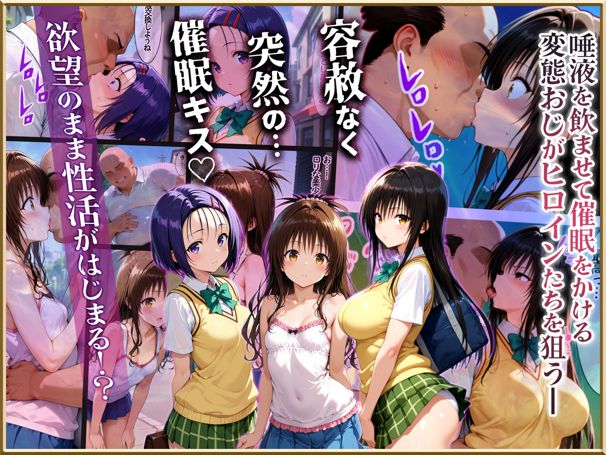 【Part.2】キスで催●シリーズ贅沢イッキ読み！総集編 サンプル1ページ目