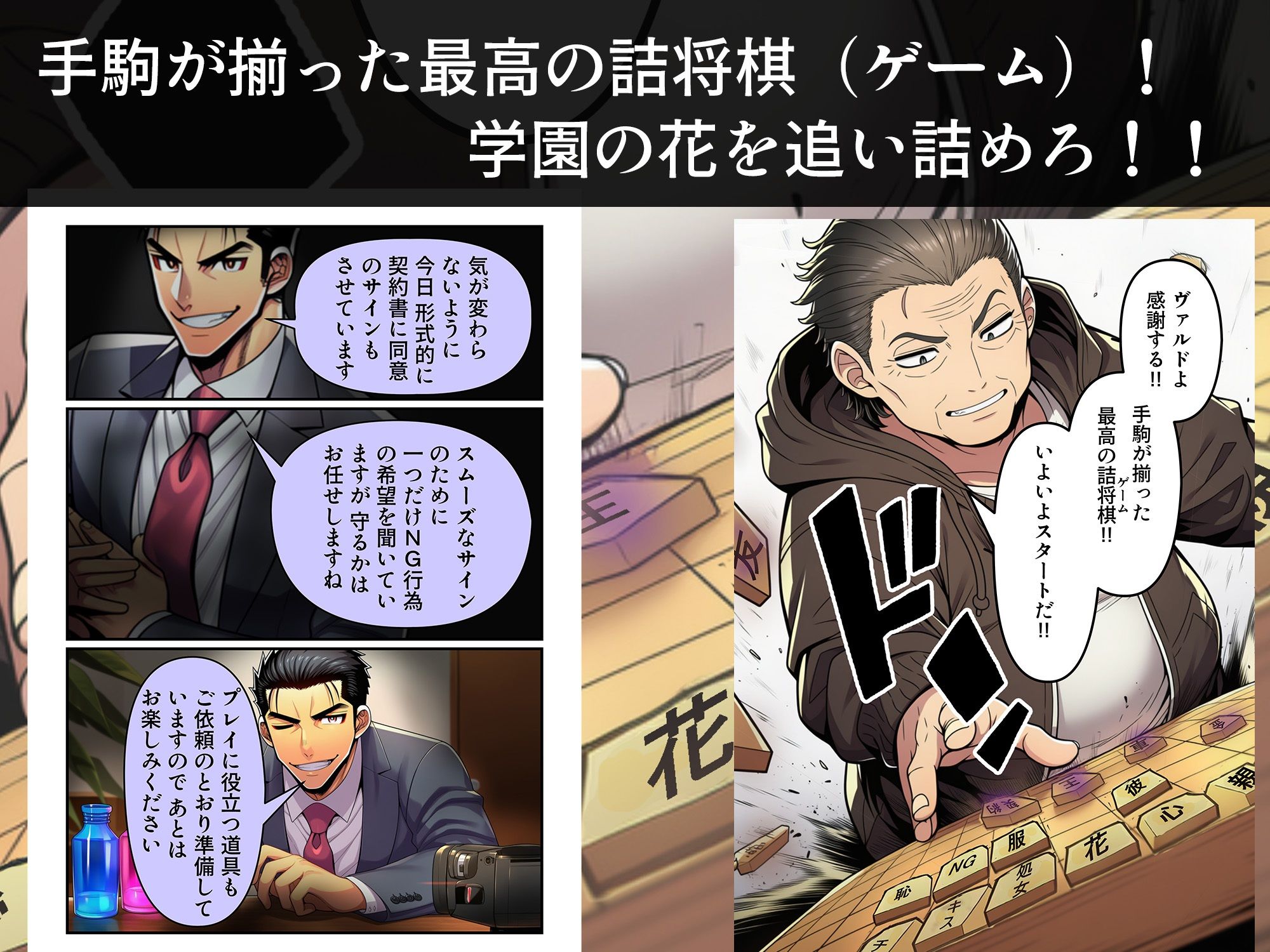 学園の花を追い詰めろ！〜純潔を奪われ/彼氏の前でも〜 サンプル5ページ目