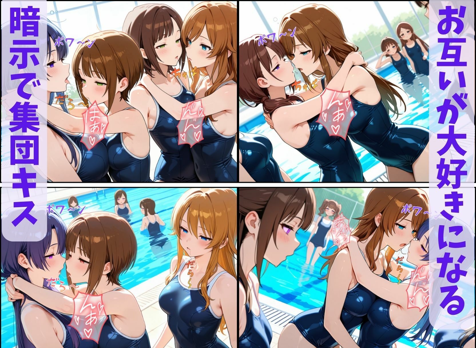 集団催● 〜スク水JKは催●洗脳され性奴●になる〜 サンプル3ページ目