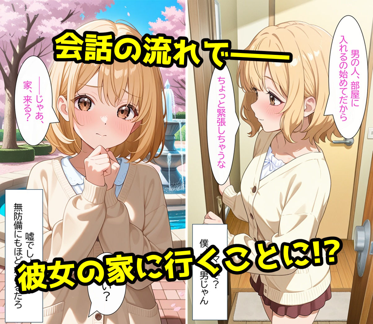 無防備すぎる同級生に、理性が追いつかなかった話 第2話「見せるだけ、のはずだったのに」 サンプル2ページ目
