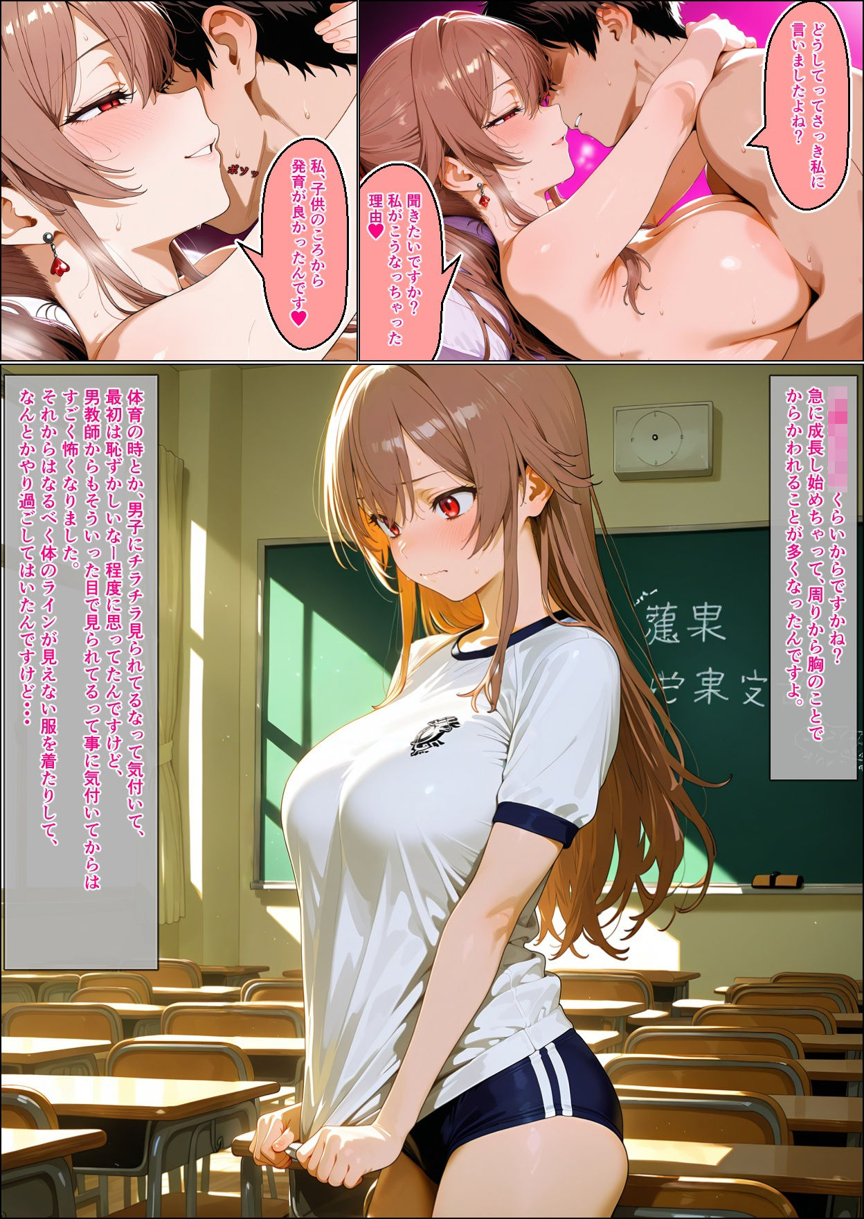 寝取り癖があるフ●ンに翻弄される サンプル8ページ目