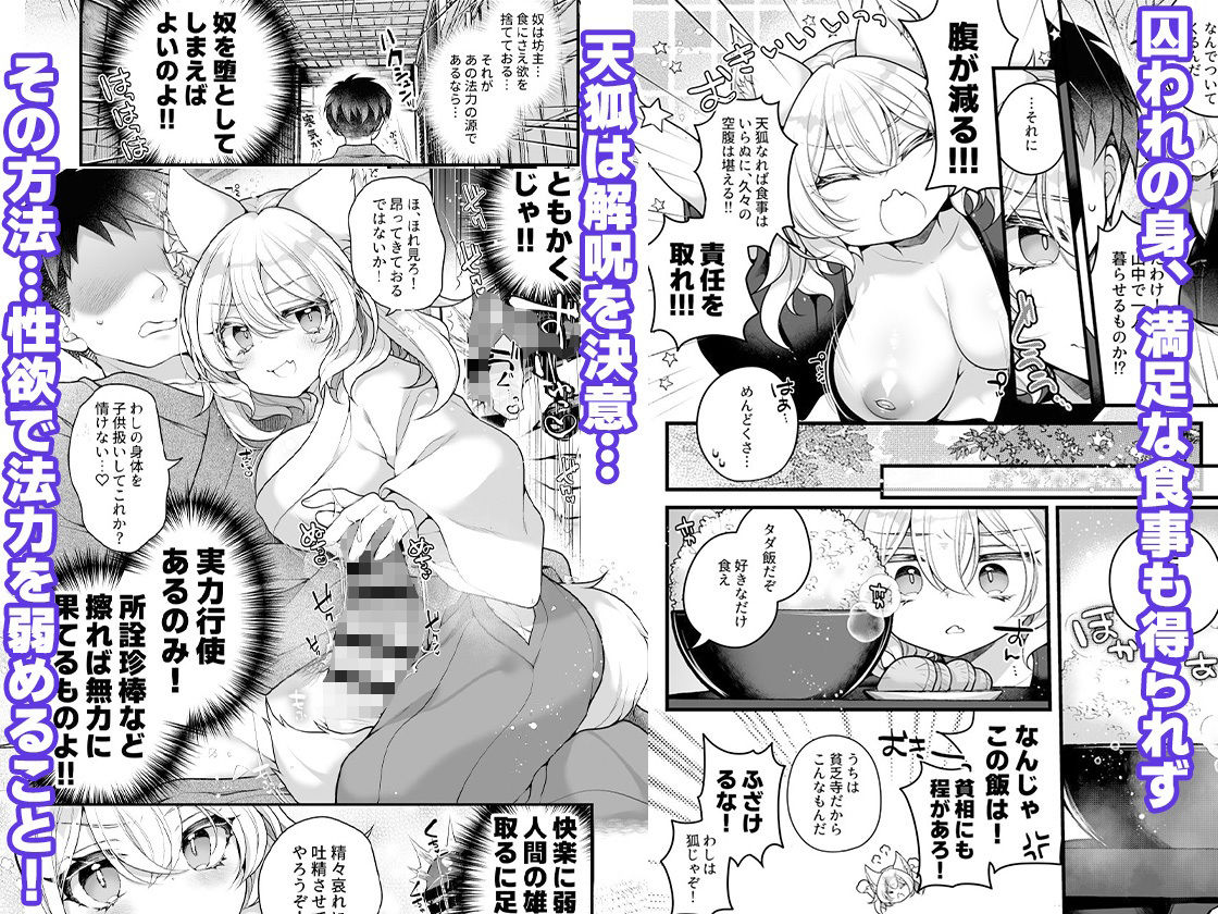 一千年を生きる天狐のわしが人の子など孕みとうない！！ サンプル2ページ目