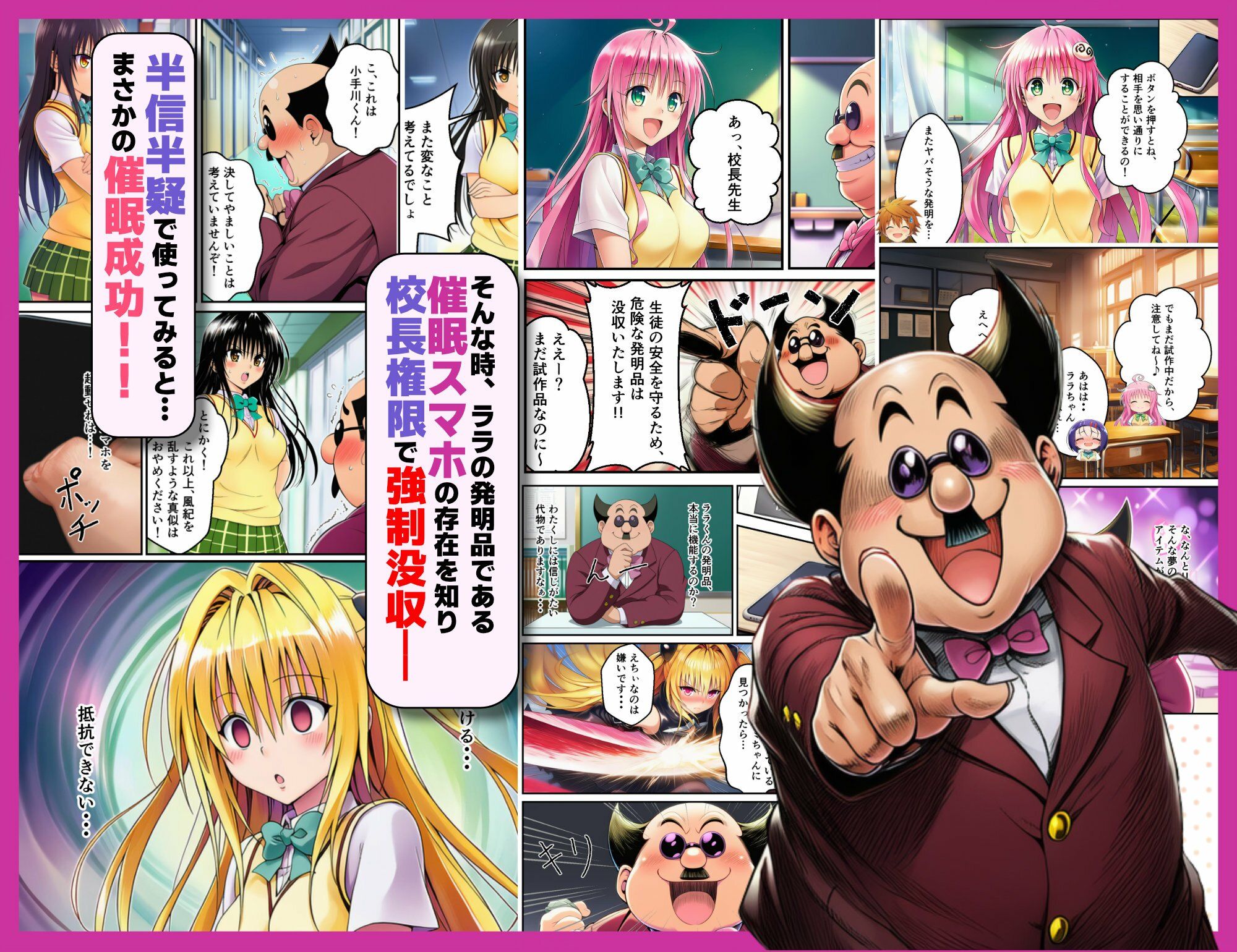【T〇 Loveる】催●スマホで女子生徒を妊娠させてみた サンプル2ページ目