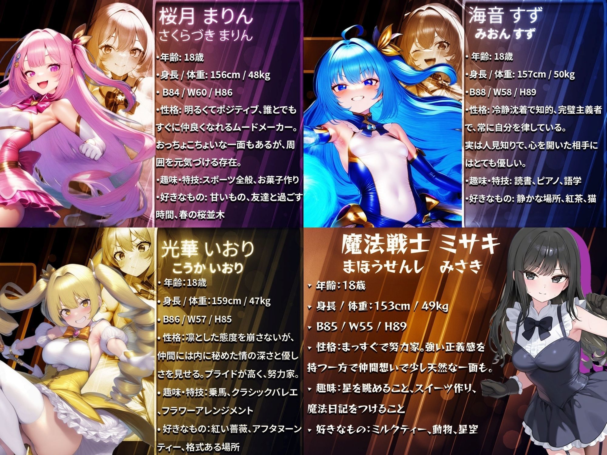 【総1000枚】NaruMinix2025年華聖麗姫スイートフラワーズ・魔法戦士ミサキ総集編 サンプル5ページ目