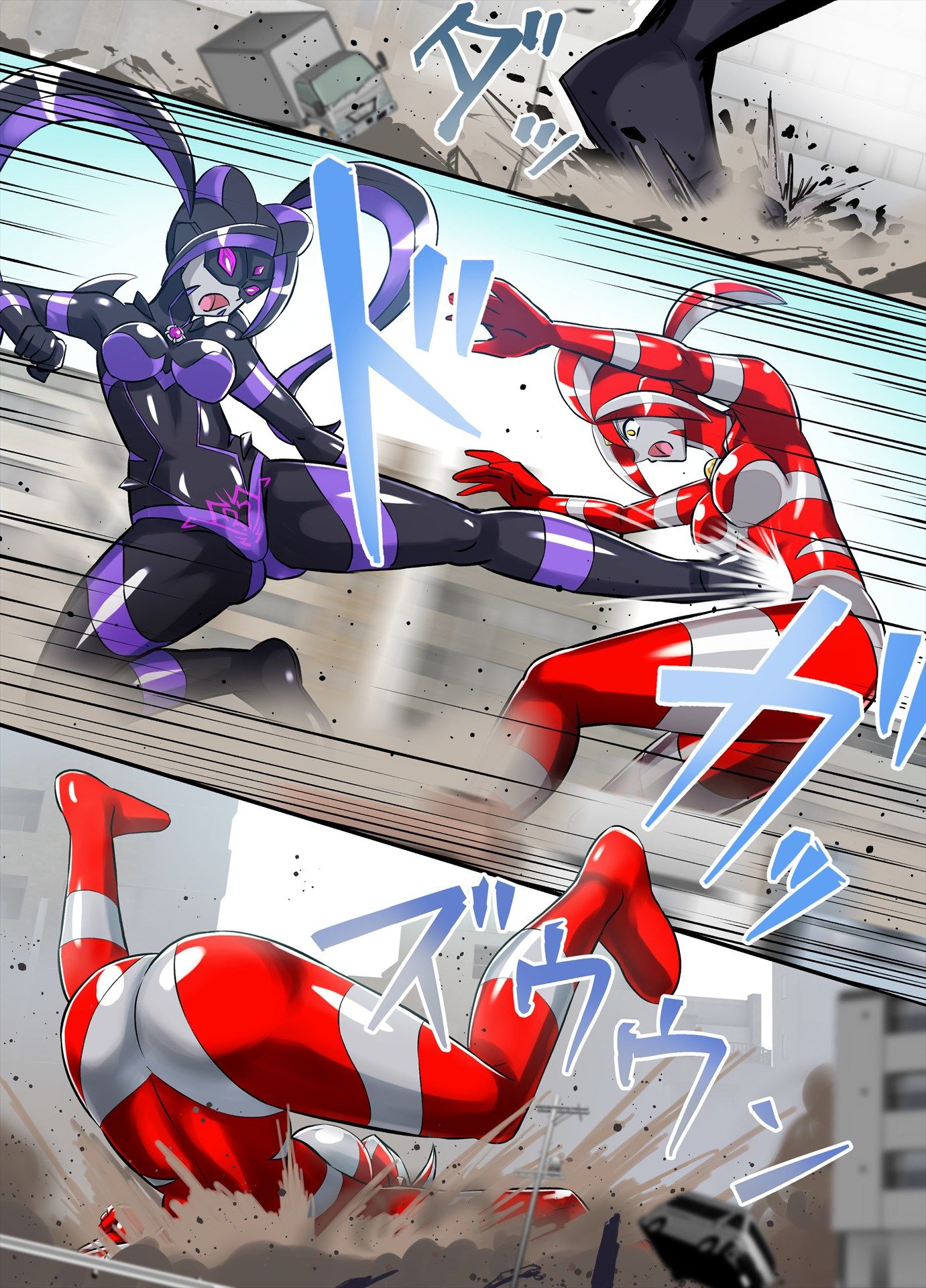 アルティメットレナ 第6話 決戦！VSアルティメットニナ！ サンプル8ページ目