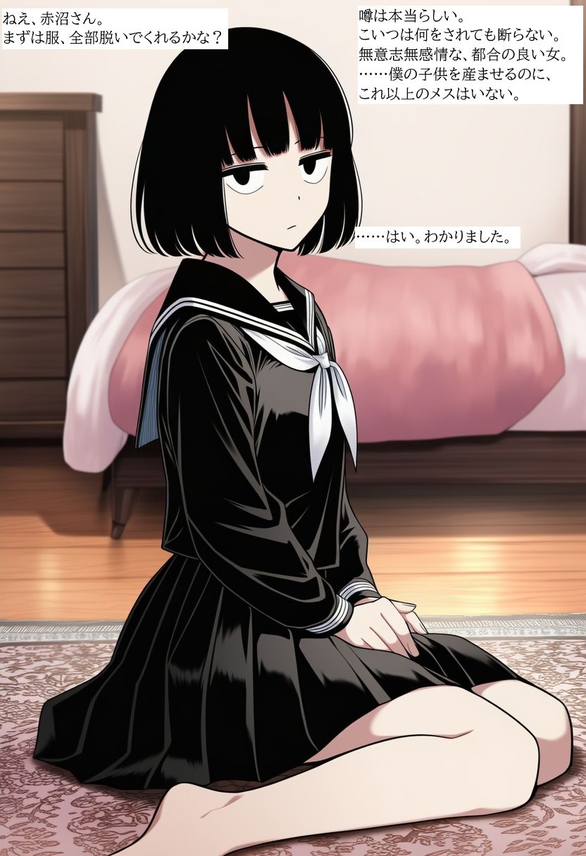無表情・無感情な同級生に無責任中出ししまくって孕ませてみた。 サンプル3ページ目