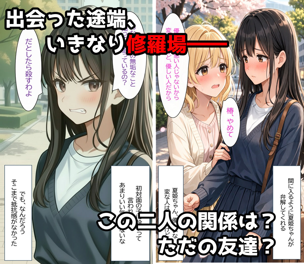 無防備すぎる同級生に、理性が追いつかなかった話 第3話「好きな子が、親友に奪われていく」 サンプル2ページ目