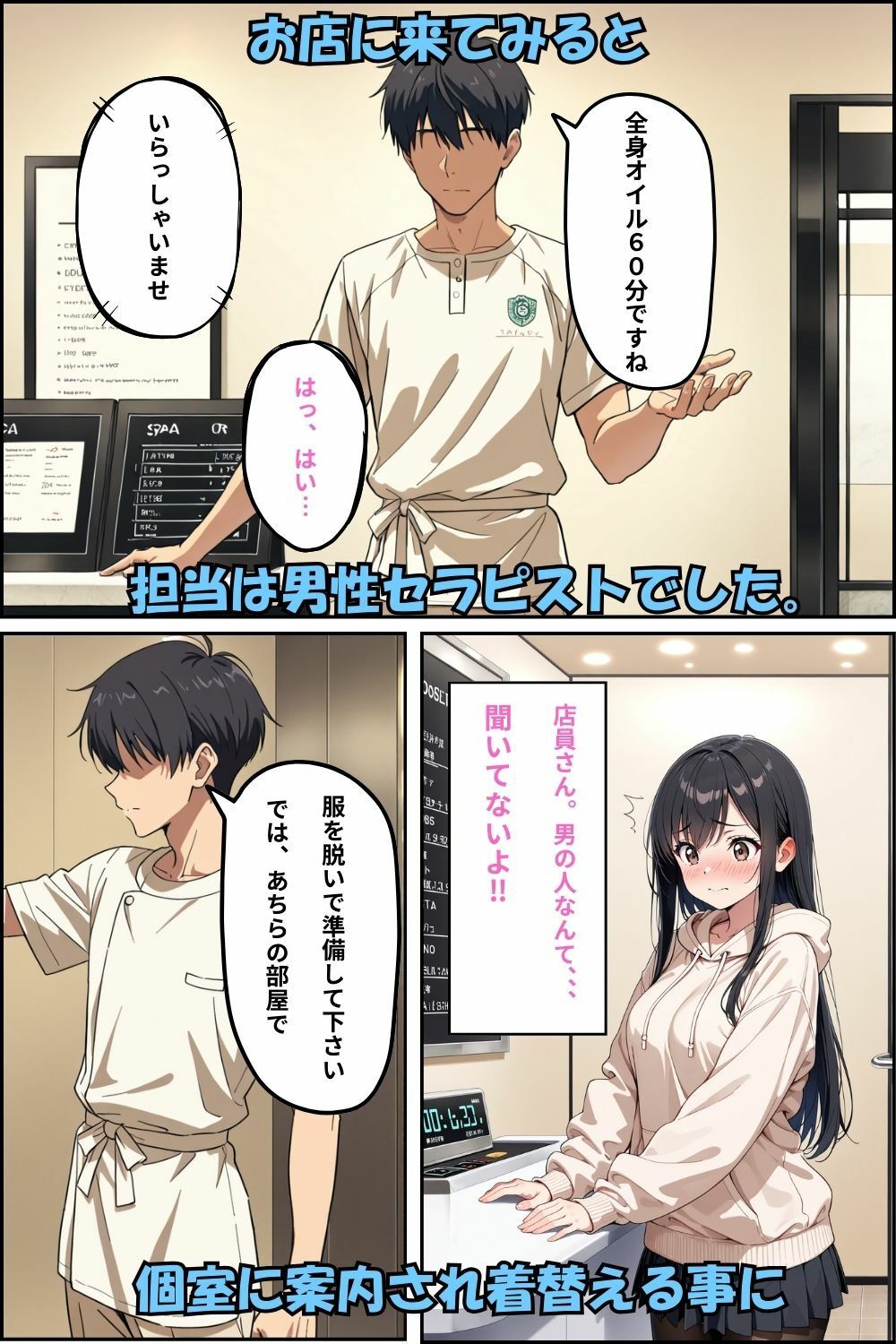 初めての余韻〜媚薬の香りと施術のあと〜 サンプル2ページ目
