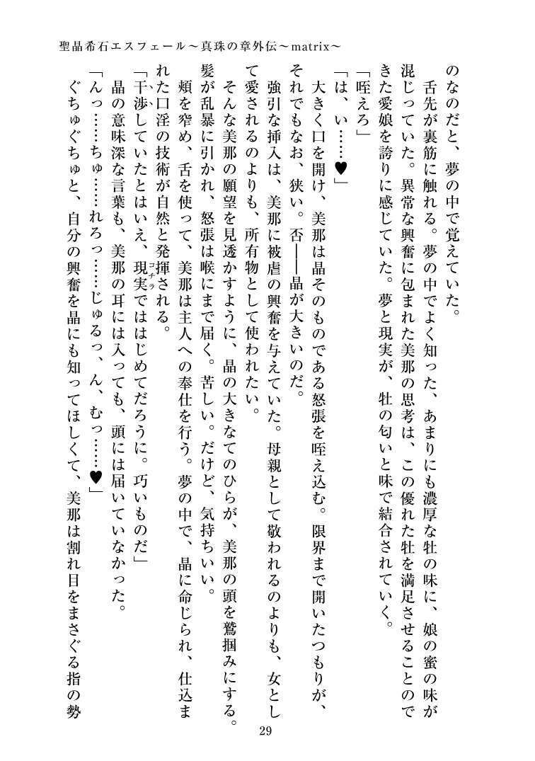 聖晶希石エスフェール〜真珠の章外伝〜matrix〜 サンプル3ページ目
