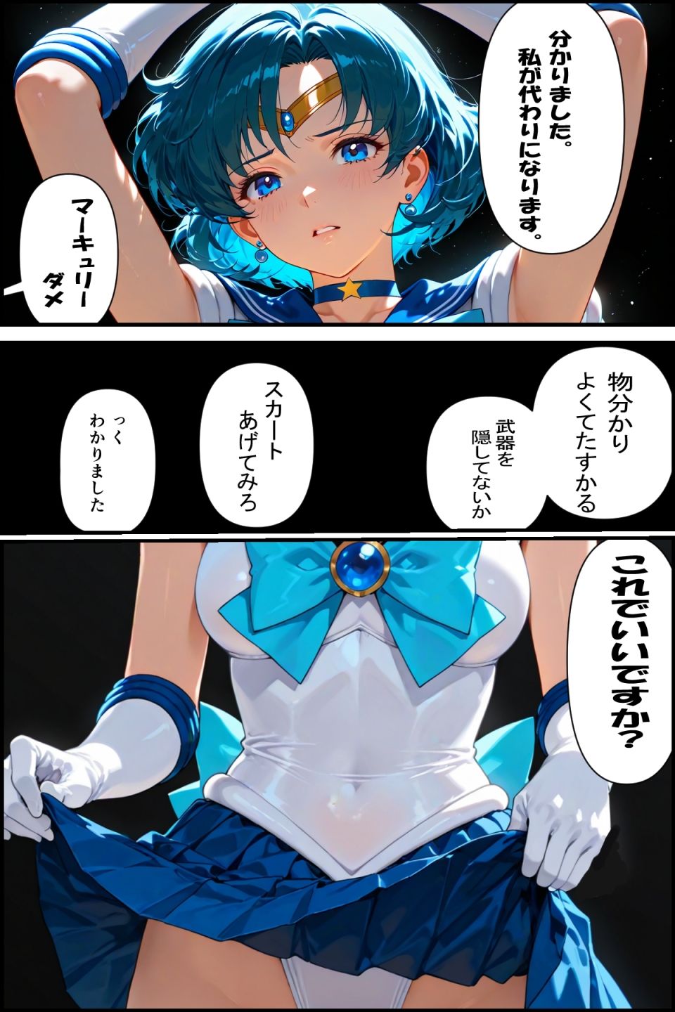 セーラー戦士敗北 〜私がかわりになります〜 サンプル5ページ目
