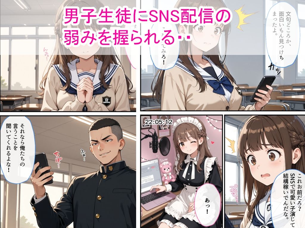 女子校生エロ漫画3作品セットVol.3 サンプル1ページ目