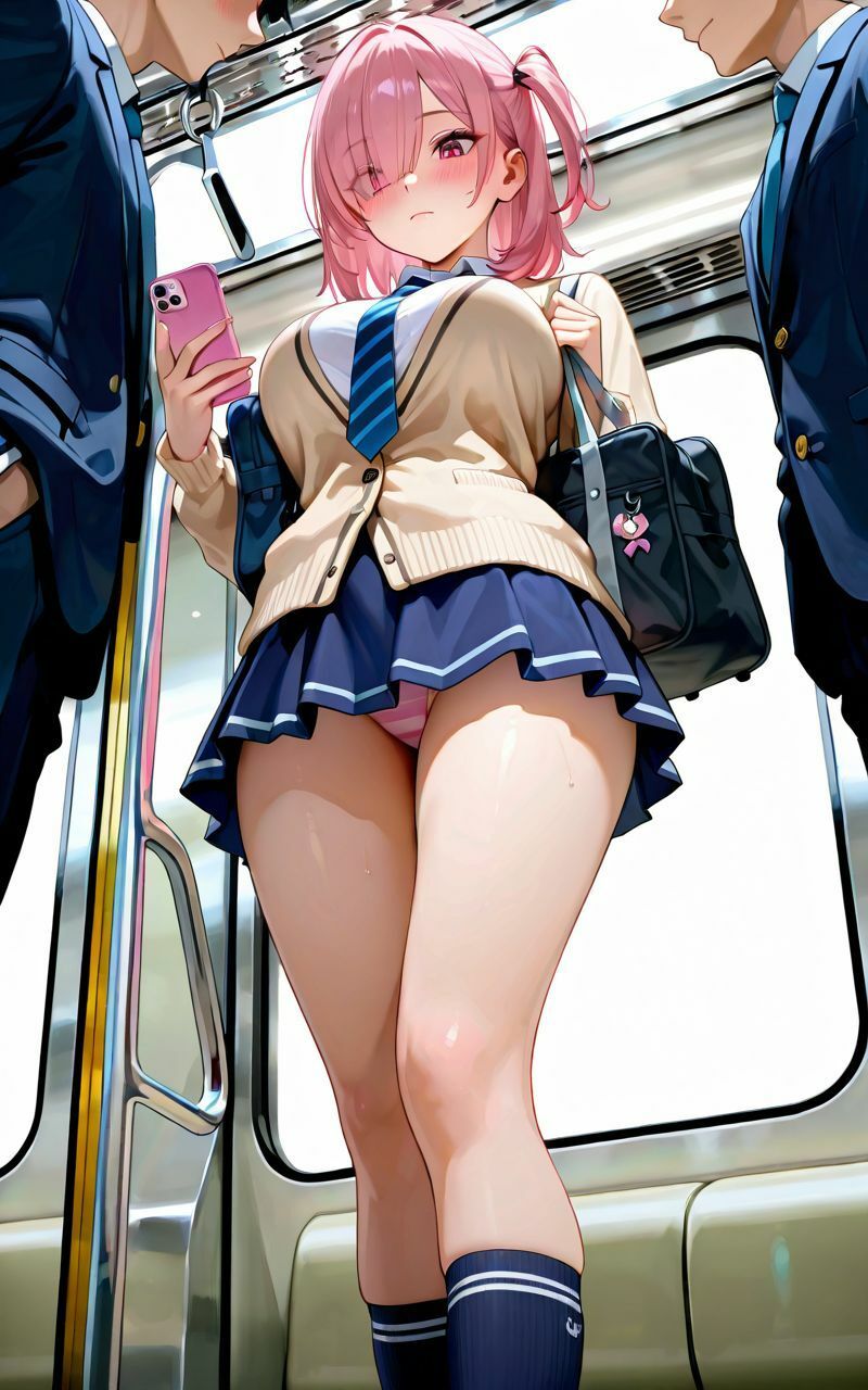 【痴○電車】電車で見つけた女子○生を好きなだけ弄ぶ サンプル1ページ目