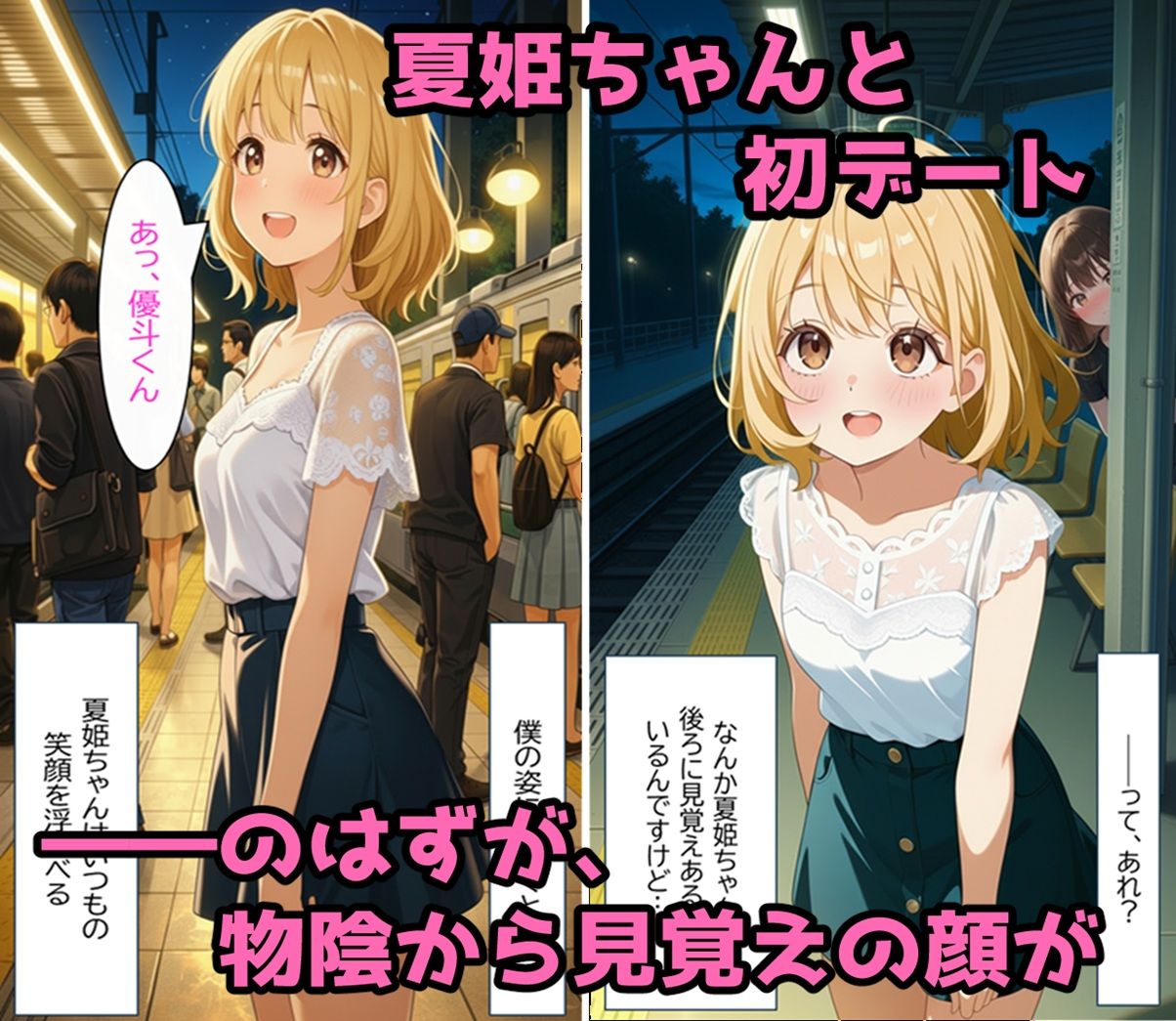 無防備すぎる同級生に、理性が追いつかなかった話 第4話「初デートの……はずが」 サンプル1ページ目