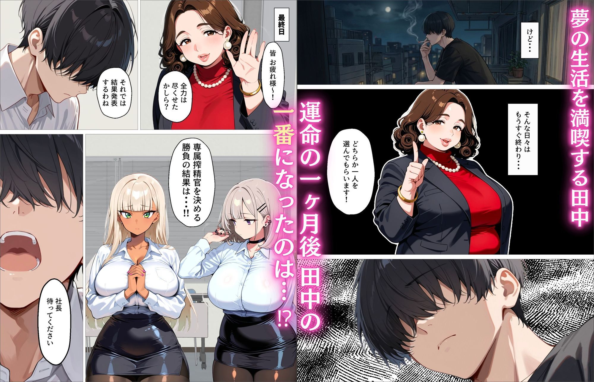 新卒の黒ギャルとダウナーギャルが「2人で」搾精してくれる話 サンプル10ページ目