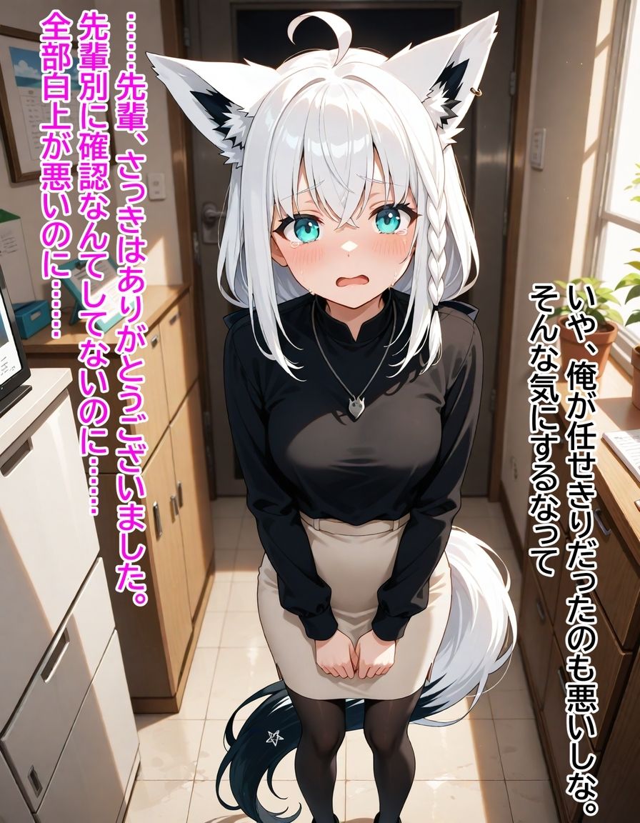 ヤンデレ彼女湊あ〇あ2 〜後輩フブキの足コキ誘惑〜 サンプル5ページ目